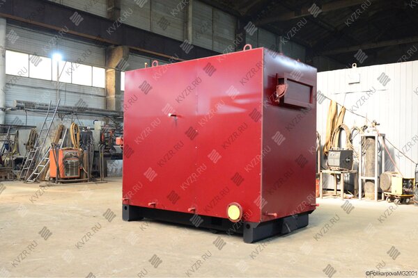 Дровяной котел 630 кВт водогрейный