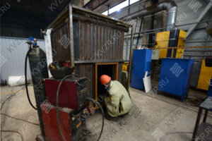 Изготовление твердотопливного котла 0.6 МВт