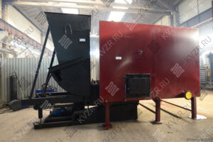 Водогрейный котел твердотопливный с топкой ТШПМ